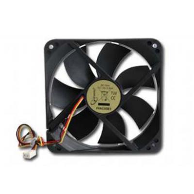 Кулер для корпусу 80 мм Gembird FANCASE 3-pin