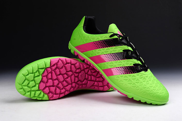Футбольні стоноги adidas ACE II 15.1 TF Solar Green/Shock Pink/Black Core 39 розмір