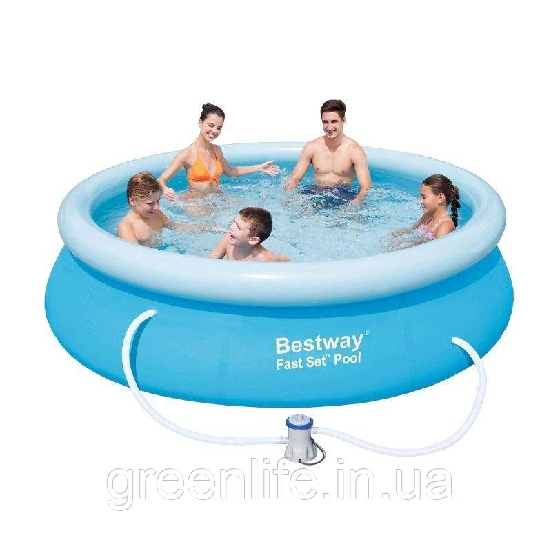 Надувний басейн Bestway 57270/57109 (305х76 см) з картриджним фільтром