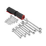 Набір ключів комбінованих 20 од., 6-32 мм, Cr-V, чохол INTERTOOL HT-1253, фото 2