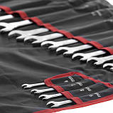 Набір ключів комбінованих 20 од., 6-32 мм, Cr-V, чохол INTERTOOL HT-1253, фото 3