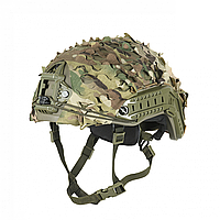 M-Tac кавер на шлем Ольха FAST Multicam, военный чехол на шлем, маскировочный кавер, кавер на каску Wild