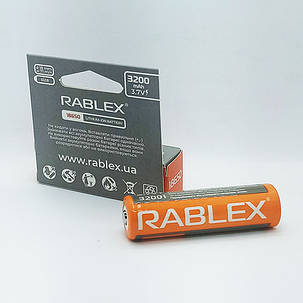 Акумулятор Rablex 18650 3.7V 3200mAh, фото 2