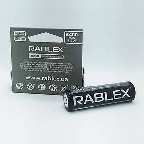 Акумулятор Rablex 18650 3.7V 3400mAh, фото 2