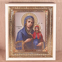 Ікона Анна свята праведна, лик 15х18 см, у білому прямому дерев'яному кіоті