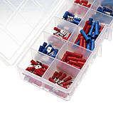 Коннектори обтискні 144шт, ізольовані для автомобільної електропроводки INTERTOOL TC-9010, фото 5