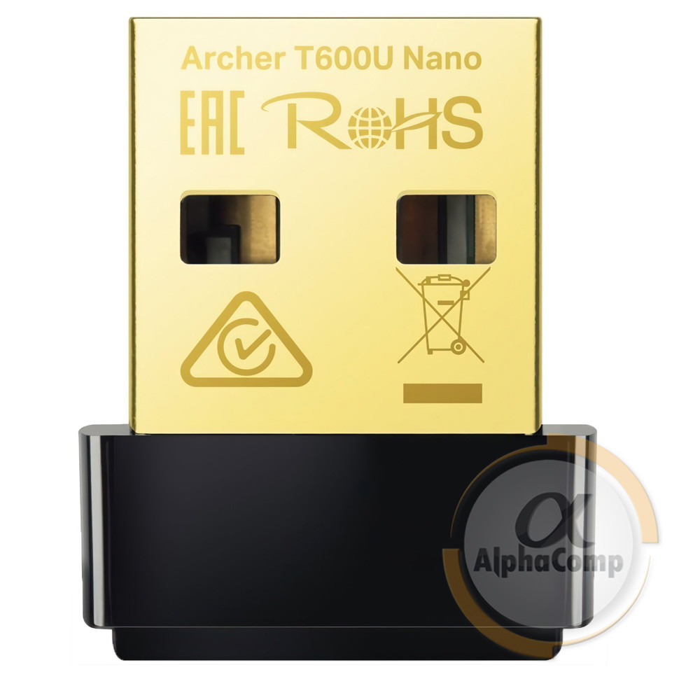 Адаптер USB WiFi TP-Link Archer T600U Nano (802.11ac • 600M)