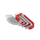 Набір ключів Г-подібних шестигранних 9 од., 1.5-10 мм, S2, PROF INTERTOOL HT-1801, фото 3