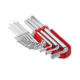 Набір ключів Г-подібних шестигранних подовжених 9 од., 1.5-10 мм, S2, PROF INTERTOOL HT-1803, фото 3