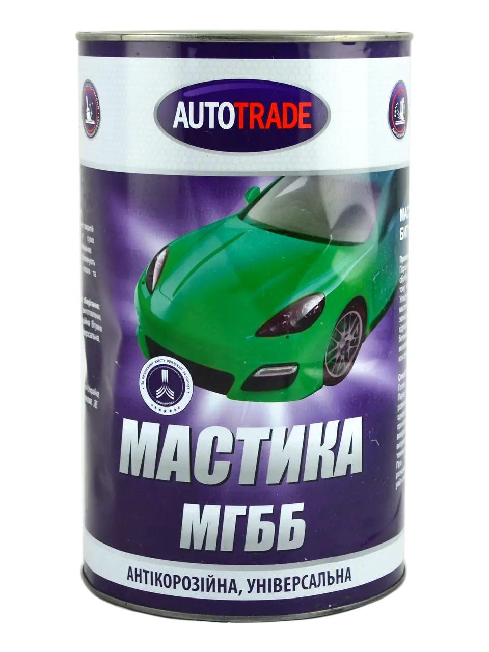 Мастика гідроізоляційна бітумна бутилкаучукова МГБ 5 л (4,5 кг) Autotrade