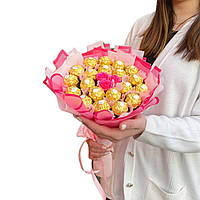 Сладкий букет с мыльными розами букет с шоколадными конфетами Ферреро Роше букет для девушки подарок девушке