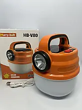 Ліхтар/портативна лампа Hurry Bolt, Solar HB-V70. Із сонячною панеллю,50 W