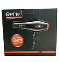 Фен для волосся Gemei GM-1770 2200W, фото 2