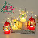 Новорічна лампа Led Christmas Lantern (розмір 11 см * 5,5 см), фото 3