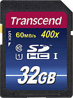 Карта пам`ятi SDHC 32GB UHS-I Class 10 Transcend Premium 400x (TS32GSDU1)