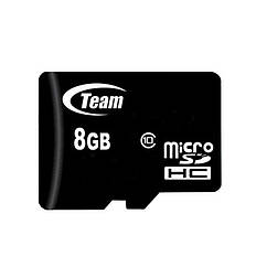 Картка пам'яті MicroSDHC 8 GB Class 10 Team (TUSDH8GCL1002)