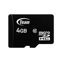 Карта пам`ятi MicroSDHC 4GB Class 10 Team (TUSDH4GCL1002)