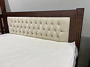 Ліжко дерев'яне двоспальне вільхове Діамант, фото 4