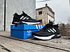 Чоловічі кросівки Adidas ZX 2K Boost Black White чорні з білим, фото 8