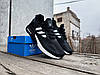 Чоловічі кросівки Adidas ZX 2K Boost Black White чорні з білим, фото 7