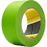 Маскировочная (малярная) лента термостойкая водостойкая до 110°C Q1 High Performance, 48 мм х 50 м Зеленый