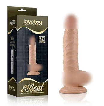 Фалоїмітатор на присоску реалістичний Real Extreme Dildo | Limon, фото 1