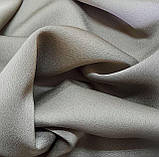 Тканина крепова атласна колір сіро-оливковий, фото 5