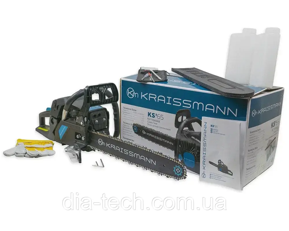 ПИЛА ЛАНЦЮГОВА БЕНЗИНОВА KRAISSMANN KS'65, фото 1