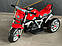 Дитячий Електро Байк мотоцикл Spoko M 3196 червоний, фото 3