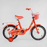 Двоколісний велосипед Sofia-N на 14 дюймів, 14-3 помаранчевий, фото 2