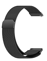 Ремінець міланська петля Blackpink 22mm для Cмарт годинника AMAZFIT GTR-42 / GTS, Чорний