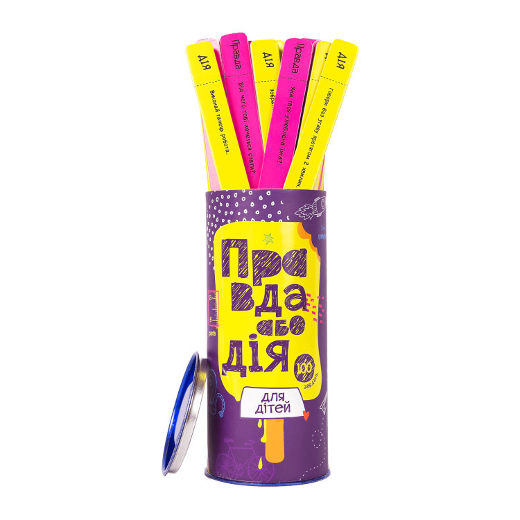 Настільна гра Щоправда або Справа: для Дітей Fun Games (FGS22-UKR)