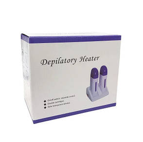 Воскоплав двокасетний Globalstar Depilatory Double Wax Heater WW-1031 2в1 з підставкою для депіляції волосся, фото 3