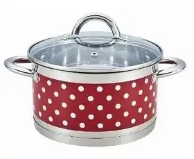 Каструля з кришкою 3.6 л, Ø 20 см Bohmann BH 0127-20 red - MegaLavka