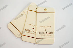 Навісні ярлики із золотом