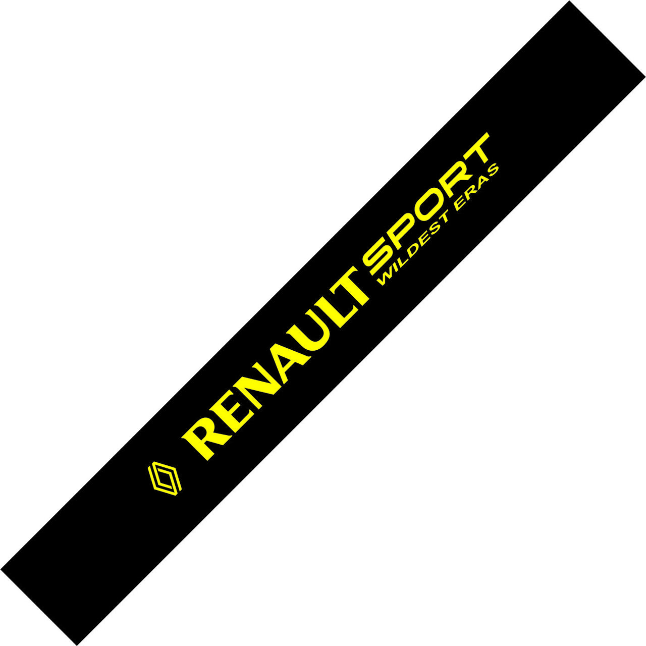 Сонцезахисна наклейка на лобове скло Renault sport