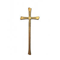 Крест латунный для памятника 30 см (цвет бронза)