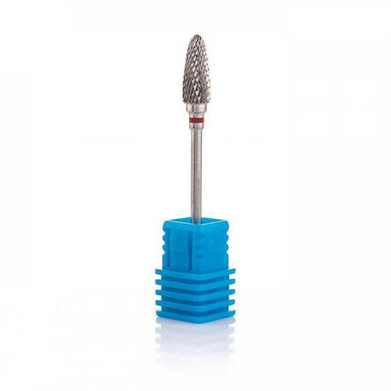 Фреза твердосплавна Nail Drill "Конус напівсферичний кінець" 274 140 060 червона, фото 1