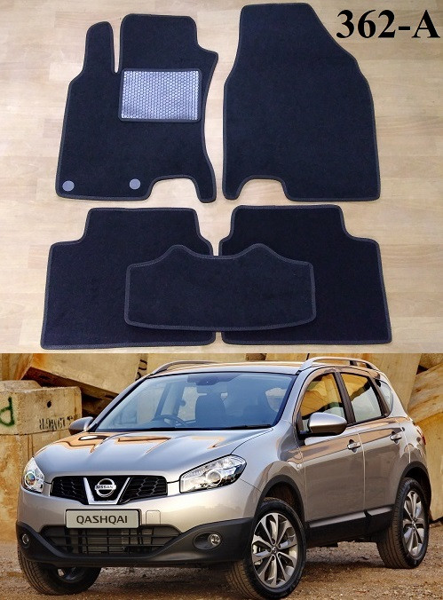 Ворсові килимки на Nissan Qashqai (J10) '10-13