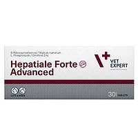 Гепатиале Форте (Hepatiale Forte Advanced) Пищевая добавка для поддержки функций печени собак и кошек - №30