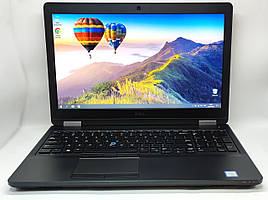 Ноутбук Dell Latitude E 5570 15.6"  Intel Core i5-6440HQ 2.6 GHz 16 GB RAM 256 GB SSD Black Б/У