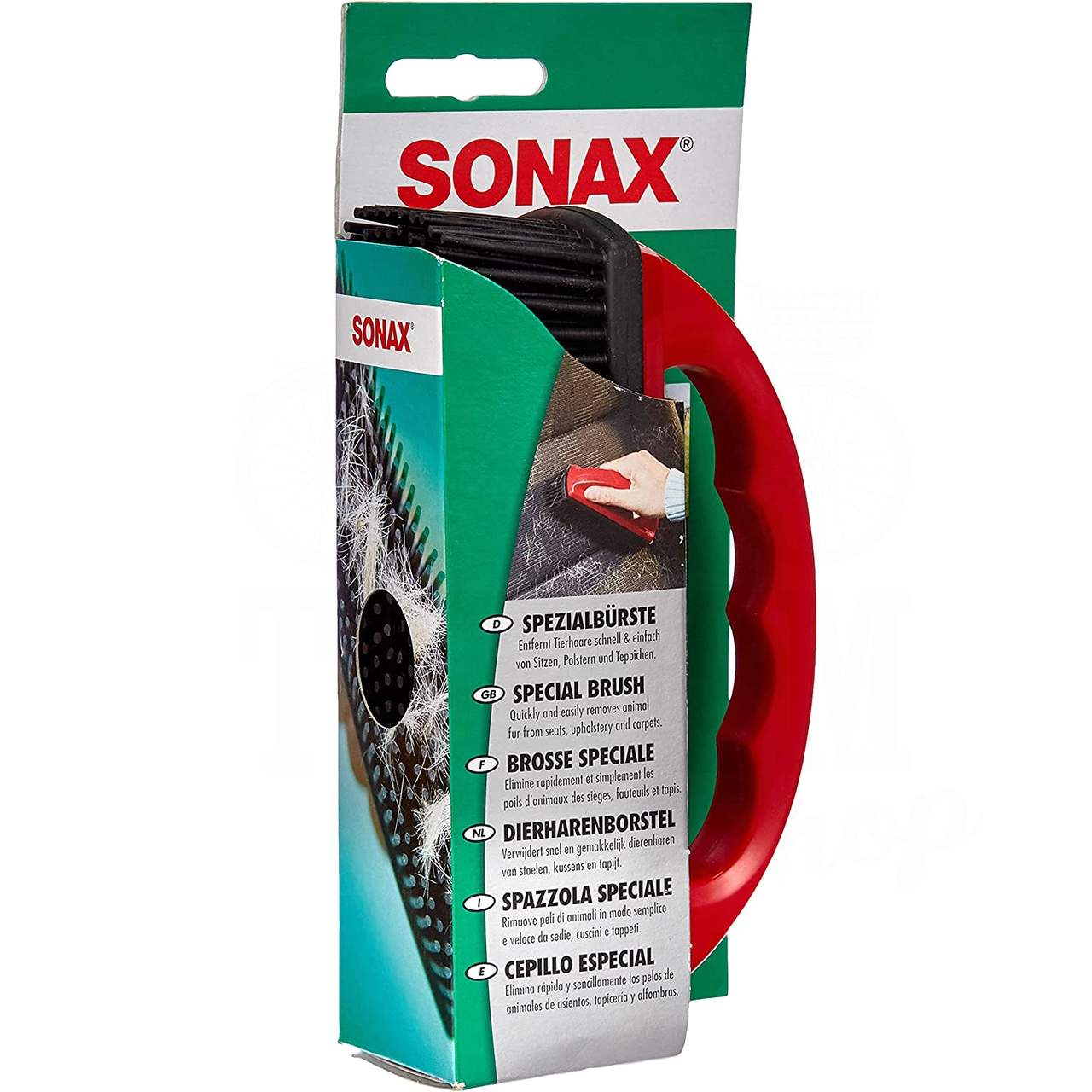 Щітка для видалення вовни тварин із текстильного покриття SONAX Spezialbürste zur Entfernung von Tierhaaren, фото 1