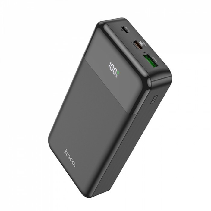 Зовнішній акумулятор Power bank HOCO J102A 20 W 20000 Mah + QC03 батарея заряджання Чорний