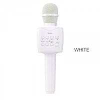 Беспроводной микрофон караоке HOCO BK5 Cantando karaoke microphone Bluetooth Белый