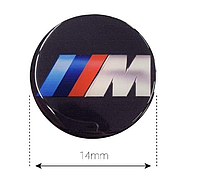 Наклейка на ключ BMW БМВ M 14 мм M-Power