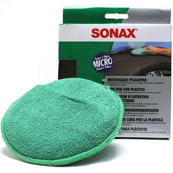 Рукавичка-аплікатор із мікрофібри для шкіри та пластику SONAX Microfaserpflegepad