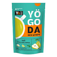 Концентрат напитка YOGODA Чай без сахара Груша Лайм Тимьян дойпак 50г