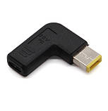 Перехідник для заряджання ноутбука Type-c female to USB pin male ( Type-c - гніздо / USB pin - штекер ) PD 100W, фото 3