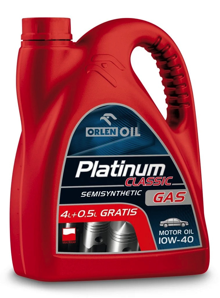 Моторное Масло Platinum Classic GAS SemiSynthetic 4,5л 10W-40 Orlen Oil ...