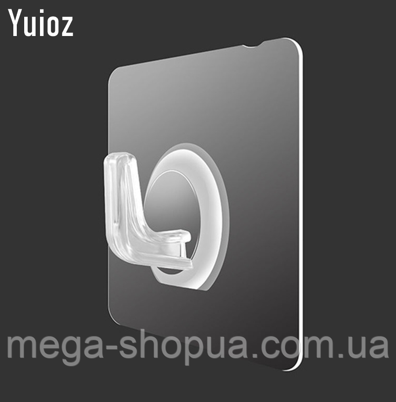 Універсальні вішалки, Гачки, Тримачі Самоклейні для Дому, Ванної, Кухні 2 шт. Самоклейний тримач